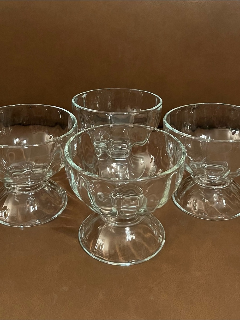 Vtg Libby Ice Cream/Parfait Bowls - Set of 4